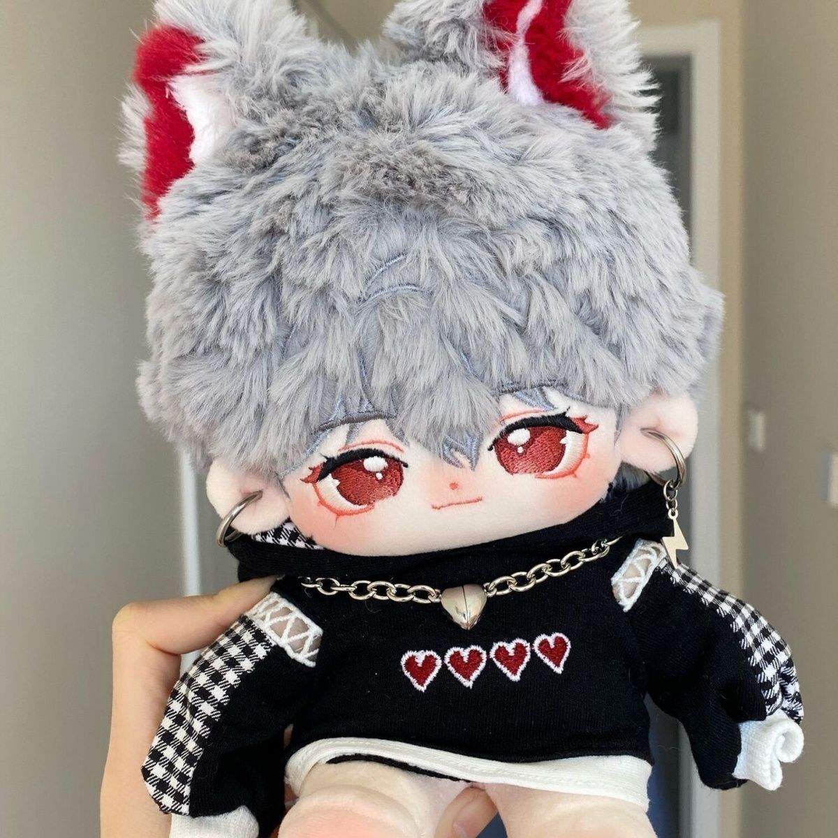 Original Anime Handsome Boy Nagisa Kaworu Karu 20cm Plush Stuffed Cotton Dolls Body Cosplay Kawaii Dress - Evangelion Plush