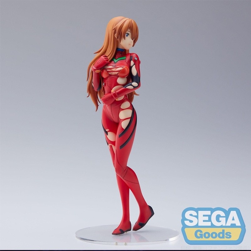 SEGA Original EVANGELION Anime Figure SPM EVA Asuka Langley Soryu Driving Suit Action Figure Toys for 1 - Evangelion Plush
