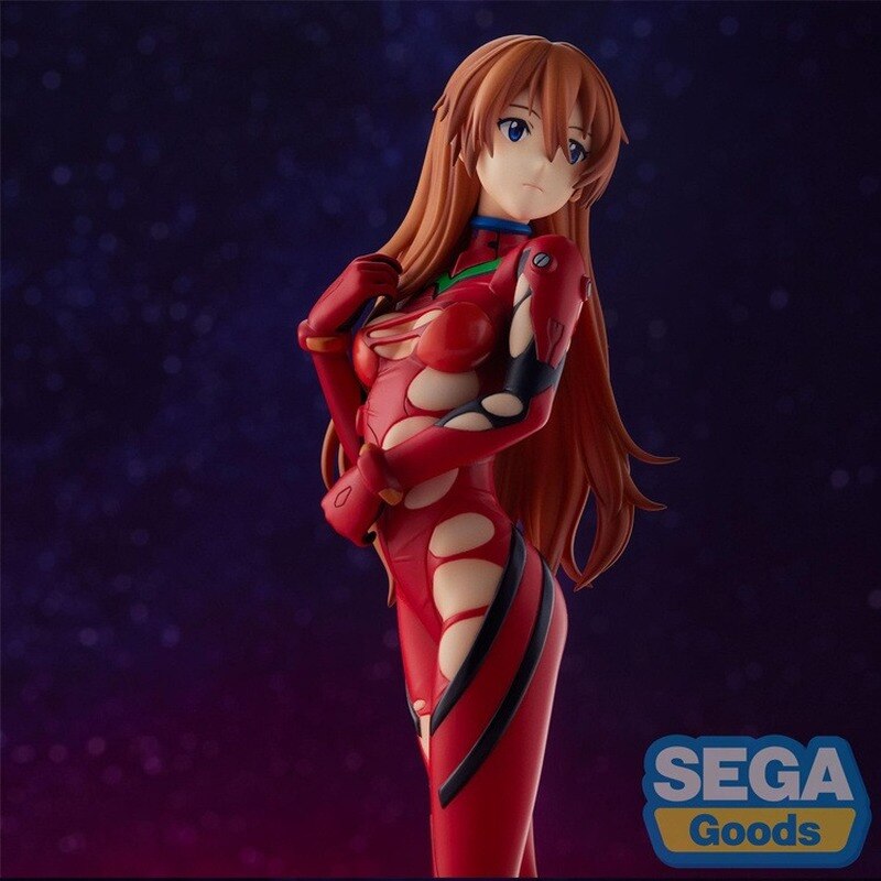 SEGA Original EVANGELION Anime Figure SPM EVA Asuka Langley Soryu Driving Suit Action Figure Toys for 3 - Evangelion Plush