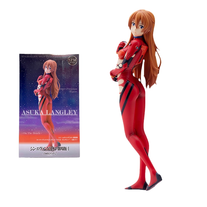 SEGA Original EVANGELION Anime Figure SPM EVA Asuka Langley Soryu Driving Suit Action Figure Toys for - Evangelion Plush