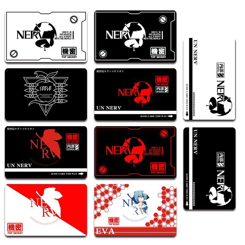 Set Evangelion Sticker Cards School EVA Ayanami Rei Asuka Collectible Kids Toys Gift New Anime ACG 4 - Evangelion Plush